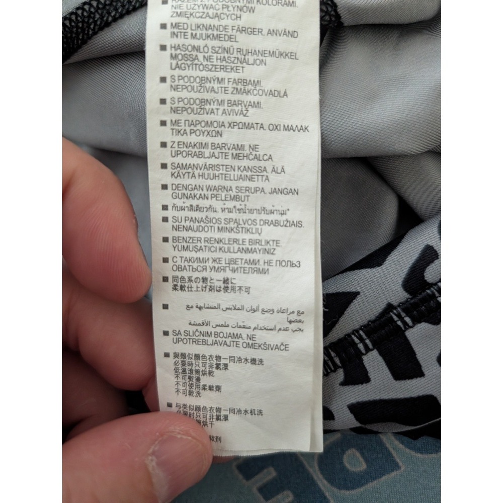 Under Armour‎ Leggings Women Small Gray Black Geometric HeatGear Compression Gym - Picture 8 of 13